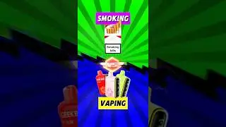 Smoking VS Vaping - Which one is worse ? #health #vape #addiction