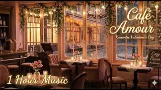 Caf&eacute; Amour &mdash; Old Hollywood Romantic Piano Ambience | Cozy Romantic Valentine Piano (No Vocals)