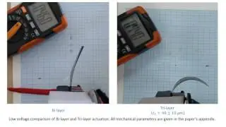 IEEE ICRA 2017 - Three Layer bi-metal actuation for soft robotics