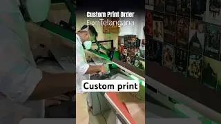 I Made a Custom Anime Print T-shirt