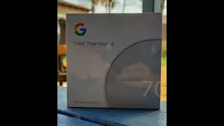 2020 Google Nest Thermostat - a simple easy installation