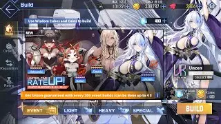 Azur Lane: New [Effulgence Before Eclipse] Event 100 Time Build (200 Cube) IJN Unzen