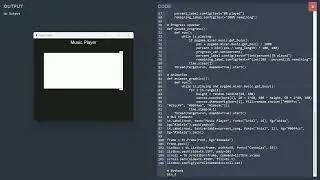 Music player using python