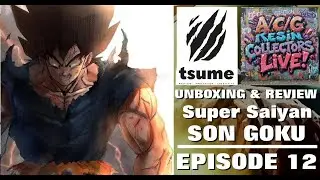 💥EPISODE 12:  Tsume Art Super Saiyan Goku Unboxing & Review HQS Resin Statue (Standard Version)