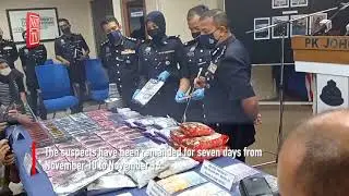 Johor police bust two drug trafficking syndicates