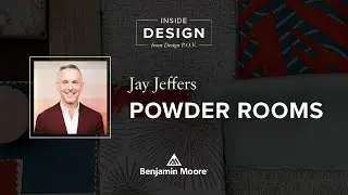 Tips for Decorating a Powder Room with Jay Jeffers | Inside Design | Benjamin Moore