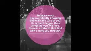 Peace and Confidence in God Care #godscare #protection #peace  #confidence #overcomingobstacle #help