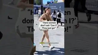Here women don&rsquo;t ask &lsquo;Can I?&rsquo;They just go!#shortvideo #ytshorts #netherlands