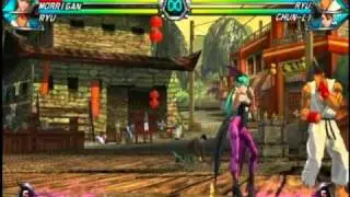 TvC Morrigan/Ryu Mix-up combo ( +100% combo)