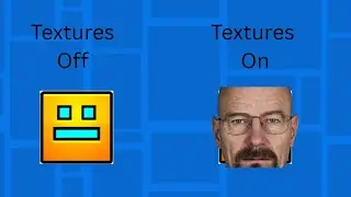 Testing wacky Geometry dash texture packs