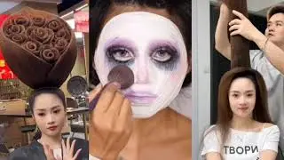 Hair style, makeup 💄 😱🤣#makeup #hairstyle @vfxmantubarman @DenitslavaMakeup