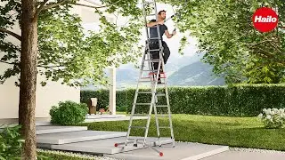 HAILO S100 ProfiLOT - Alu-Kombileiter mit LOT-System / Aluminium combination ladder with LOT System