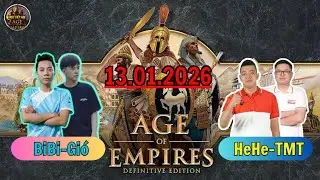 🔴Trực Tiếp AOE | HeHe - TMT vs BiBi - Gi&oacute; 13/01/2026. #aoe #chimsedinang #bibiaoe