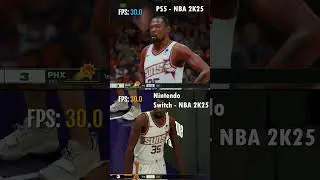 NBA 2K25 on Nintendo Switch vs PS5 Comparison