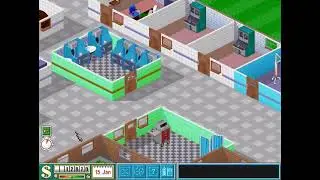 Theme Hospital Level 6 Festering-On-The-Wold: Building and Setup