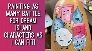 Battle for Dream Island! Painting as many from season one as I can fit!