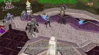 Playing as the Lich King under the burning sky