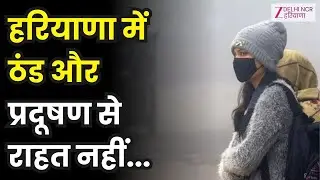 Haryana Weather News :हरियाणा में भी ठंड और प्रदूषण से राहत नहीं | Zee DNH | Pollution News Update