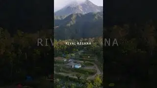 Beautiful view from bukit klangon - mt merapi #viral #fyp
