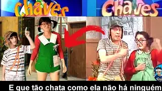 QUE BONITA A SUA ROUPA👕 COMPARANDO COM O ORIGINAL🎬 CLIPE MUSICAL🎥 NA VILA DO CHAVES🏠 COM A TURMA 🔑