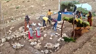 Continuing the construction of nomadic buildings in the mountains? By the twins' family, 2023