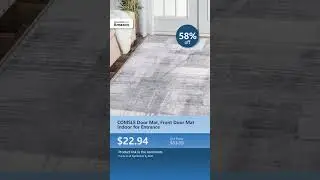 COMSLE Door Mat, Front Door Mat Indoor for Entrance
