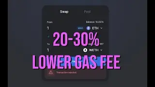 1-Minute Trick Save Money On Uniswap Transactions - WETH vs ETH