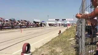 Opel Calibra turbo Bulicic vs Toyota Supra - drag race prishtina 2017