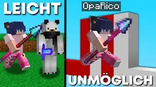 ICH LERNE 18 NEUE MINECRAFT SKILLS IN 24 STUNDEN