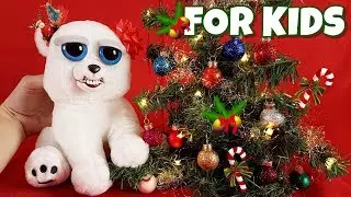 Learn Colors with Baubles & Feisty Pets Karl decorating the Christmas Tree 🎄 fun Toy Film