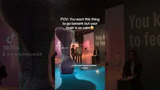 Doing Nothing with AI🤖| My brain is useless🤣 ArtScience Museum #Singapore #Travel #Shorts