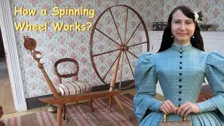 How an Antique Spinning Wheel Works - Kings Landing Historical Museum #history