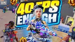 INDIA'S 🇮🇳 FASTEST 40 FPS PLAYER😈|~HONEY🔥| PUBG-BGMI | 40 FPS GOD 