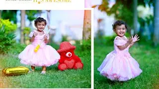 Aadhya 1st birthday shoot || cakesmash || Post birthday shoot