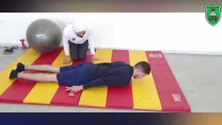 Стабилизация шейного отдела позвоночника с постепенной нагрузкой на конечности – акцент на разгиб...