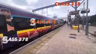 Class 378 in Pride Livery arriving at Caledonian Road & Barnsbury Station