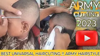 Simple hair cutting for school boy || simple hair army cutting