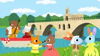 Sur le pont d'Avignon - Chansons et comptines avec Pinpin et Lili