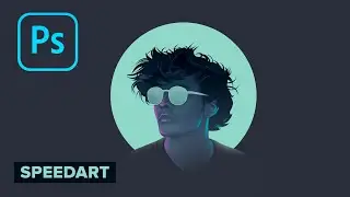 Modern portrait illustration or profile pic drawing tutorial
