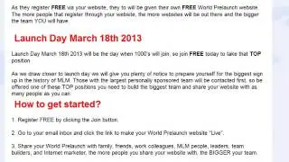 World Prelaunch - Product, Cost, Compensation Overview 2013