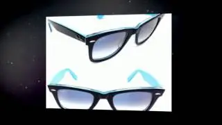 The Ray Ban Original Wayfarer RB2140 10013F In Top Black On Azure/Crystal Light Blue