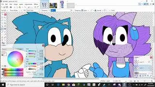 UNCHEDULED MOVIE SONIC & LILAC SPEEDPAINT