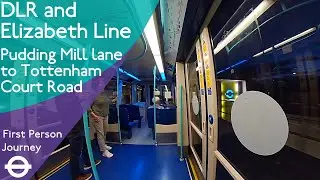London Underground First Person Journey - Pudding Mill Lane to Tottenham Court Road