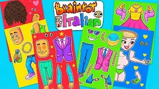 |Sticker Book DIY| Brainrot Italian Unboxing: Hilarious Mix & Match Sticker Set