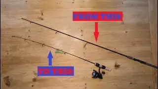 Turning a BROKEN ROD into an ICE FISHING COMBO for CHEAP!!!