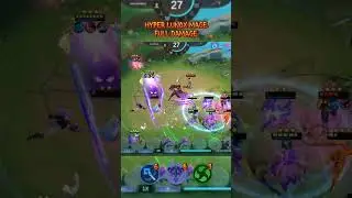 HYPER LUNOX MAGE FULL DAMAGE‼️ Magic Chess Mobile Legend