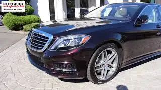 2015 Mercedes-Benz S550 4Matic Sport PKG Ruby Black Metallic Select Auto Imports in Alexandria VA