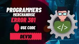 Teespring Programmers Merchandise - Error 301 For Developers | For Coders | Software Developers
