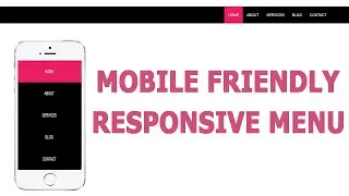How to Create a Responsive Menu in Html and Css || Navigation Menu with HTML and CSS