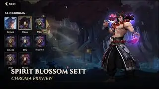 Spirit Blossom Sett Chroma Skin Preview &mdash; League of Legends Wild Rift